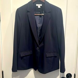 Like new Liz Claiborne 2024 navy blue suit jacket 14